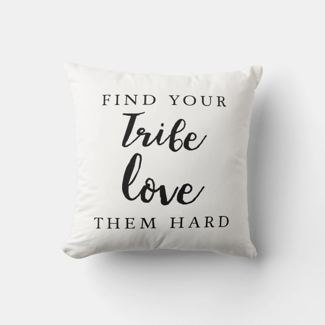 Coussin amitié inspiration citation les aimer dur (Recto)