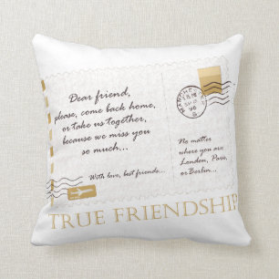 Coussin Amitié vraie