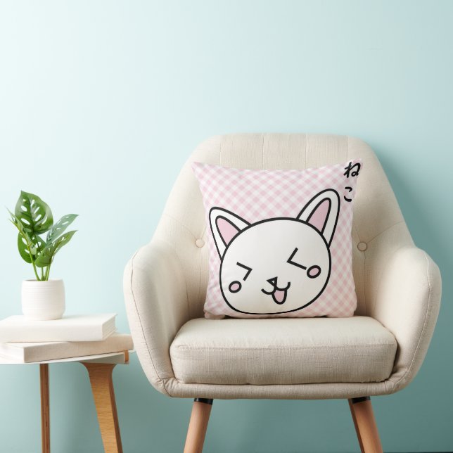 Coussin Amofada gatinho rosa (Chaise)