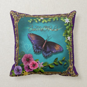 Coussin Amore (coussin de version de papillon 1)