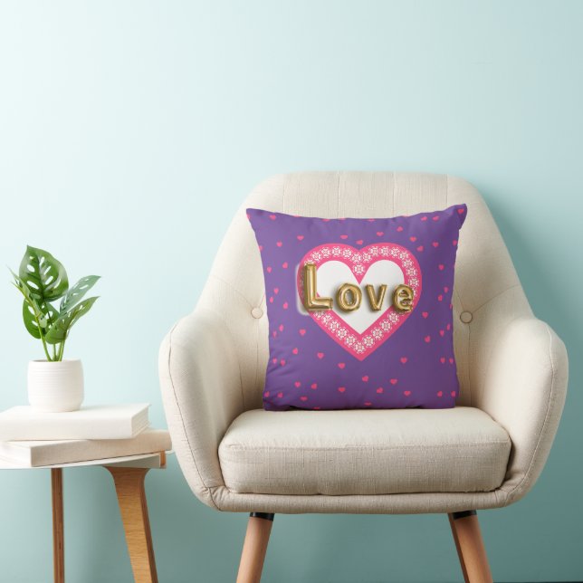 Coussin amour (Chaise)