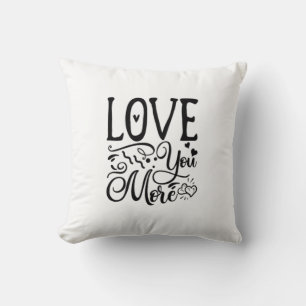 Coussin Amour à Plus Citation Drôle Style Ludique