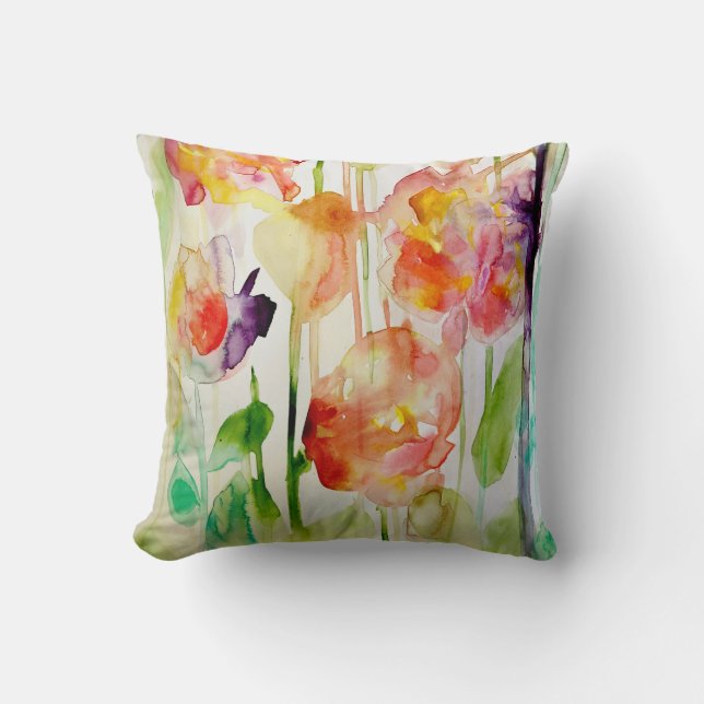 Coussin amour floral (Recto)