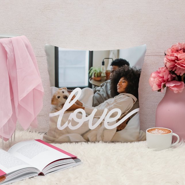 Coussin Amour Modèle photo Couples personnalisés (Créateur téléchargé)