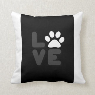 Coussin AMOUR - noir/Gry
