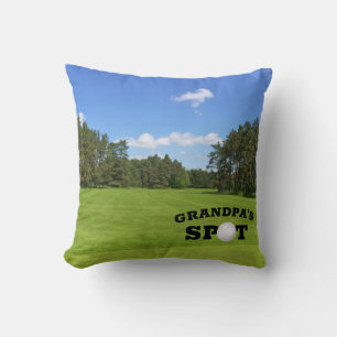 Coussin Amusant cadeau de golf grand-père de l'oreiller à