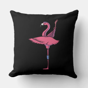 Coussin Amusant Flamant rose Oiseau Yoga Entraînement