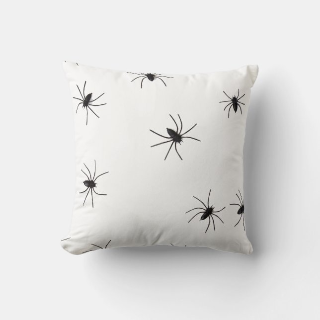 Coussin Amusant Happy Halloween Spider (Recto)