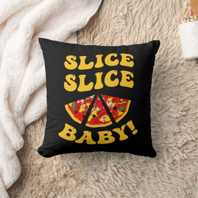 Coussin Amusant Pizza Lover double face (Couverture)