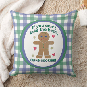 Coussin Amusant "Si vous ne pouvez pas prendre la chaleur"
