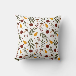 Coussin Amusants Automne Feuilles Champignons Squash Acorn