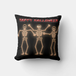 Coussin Amusants Halloween Dansant Skeleton Thaillow