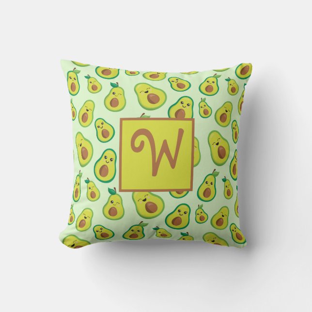 Coussin Amusement Avocado (Recto)