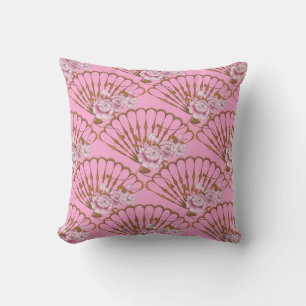 Coussin Amusement de style japonais et roses