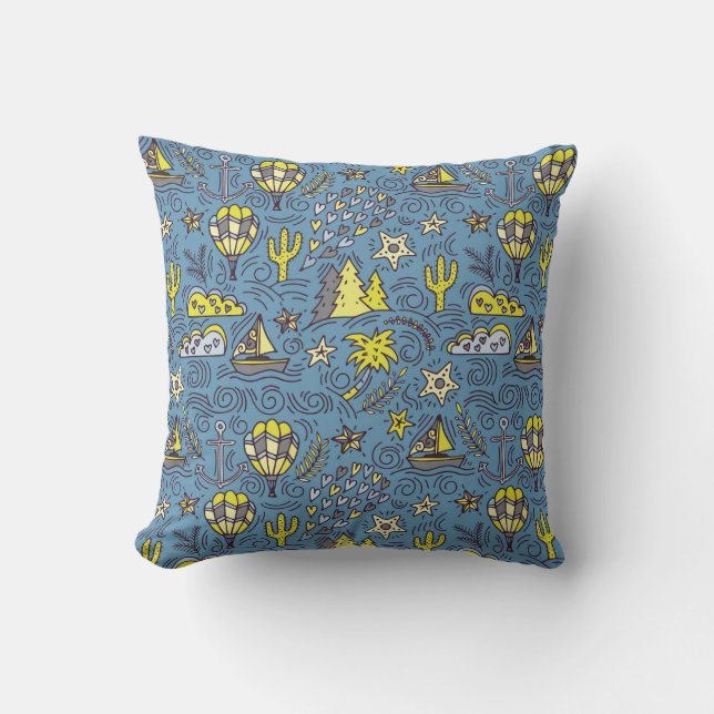 Coussin Amusement de voyage (Recto)