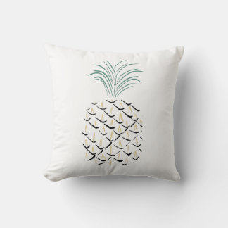Coussin Ananas Abstrait Art