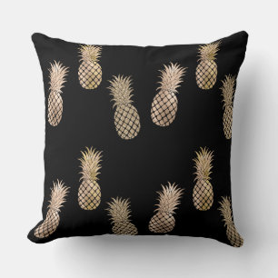 Coussin Ananas en verre d'or