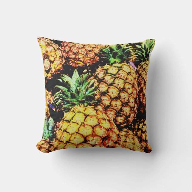 Coussin "Ananas" Jolie photo. Commandez dès maintenant  (Recto)