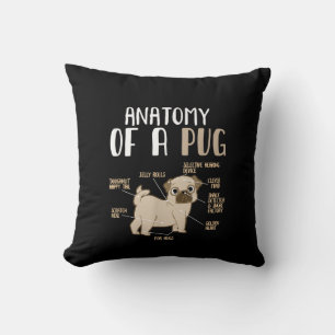 Coussin Anatomie D'Une race Carlin Chien Animaux De Compag