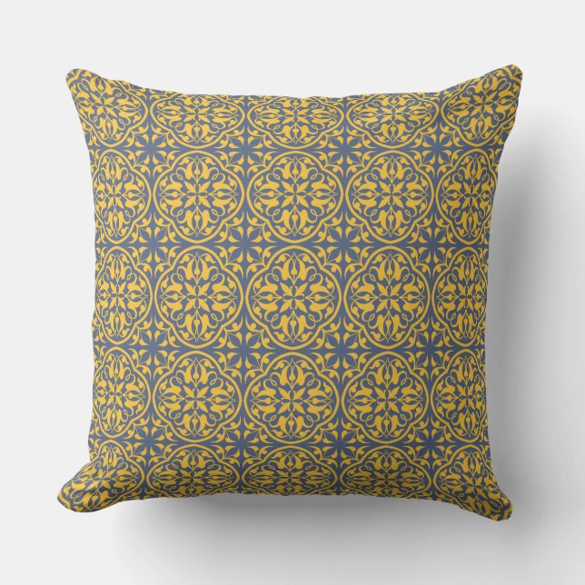 Coussin Ancien modèle Floral français Lancer l'oreiller (Recto)