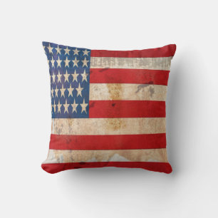 Coussin Ancienne gloire Stars Stripes drapeau américain en