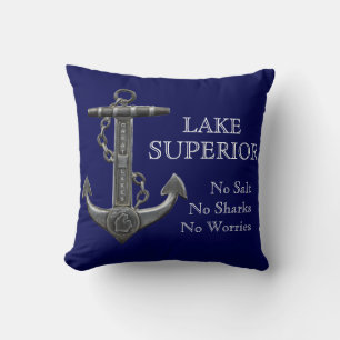 Coussin Ancrage de pirate nautique en détresse du lac Supé
