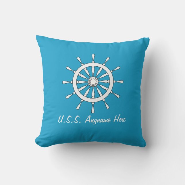 Coussin - /Ancre du navire (Recto)