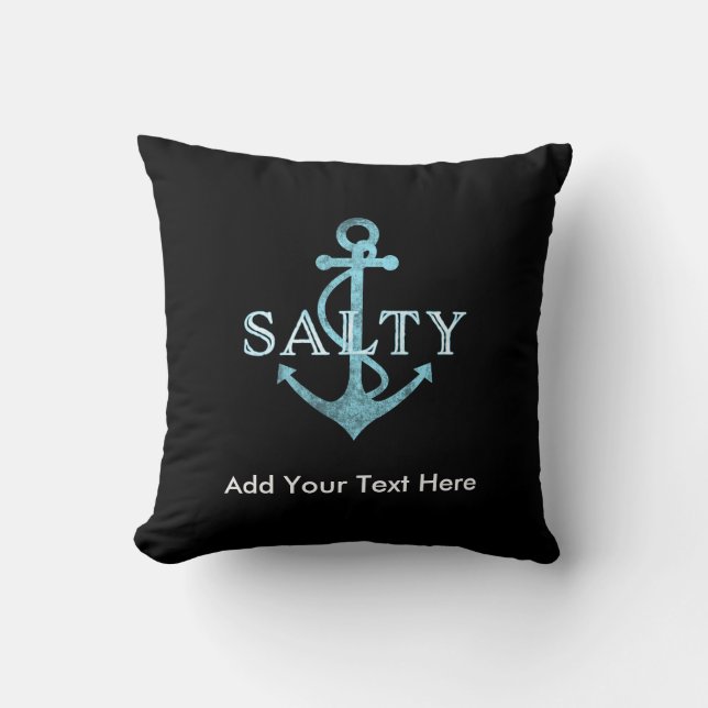 Coussin Ancre flottante salée (Recto)