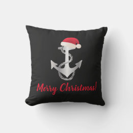 Coussin Ancre nautique et Santa Hat |