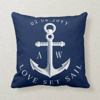 Ancre nautique Personnalisé Monogrammes Marine