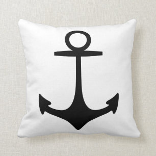 Coussin Ancre noire