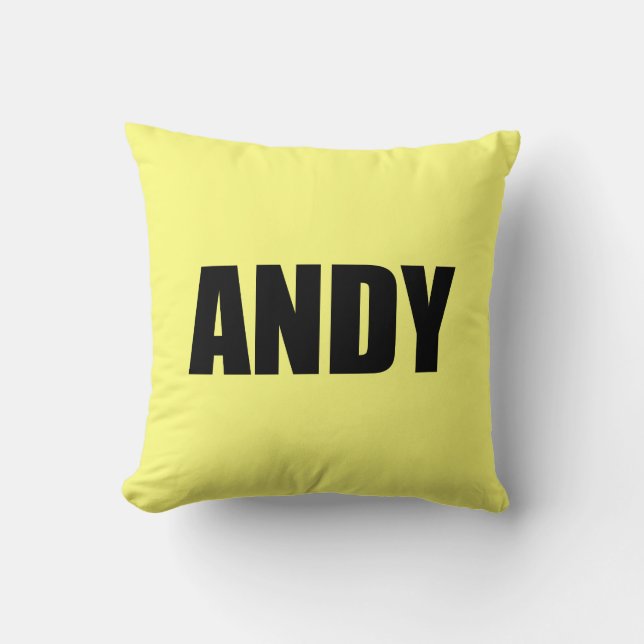 Coussin Andy (Recto)