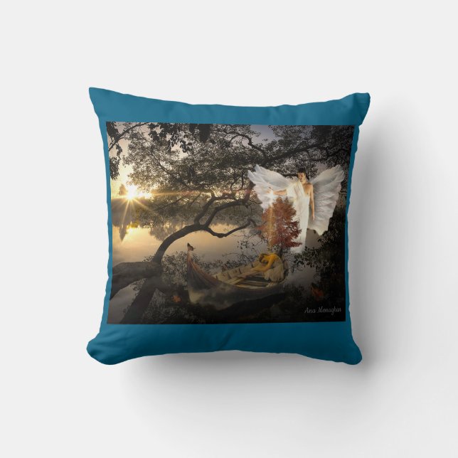Coussin Ange du marais (Recto)
