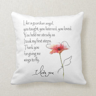 COUSSIN ANGE GUARDIEN POUR MÈRE ETC.