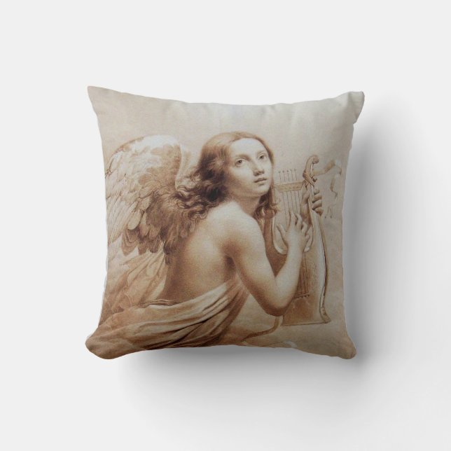 COUSSIN ANGE JOUER LYRA SUR LES NUAGES (Recto)