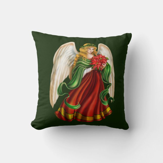 Coussin Ange traditionnel de Noël (Recto)