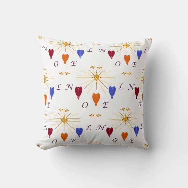 Coussin Anges de Noël dans Star Noel (Recto)
