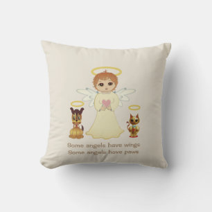Coussin Anges Mignons de Mode