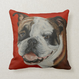 Coussin anglais de bouledogue