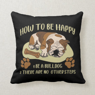 Coussin Anglais Propriétaire de Bulldog Amoureux des chie
