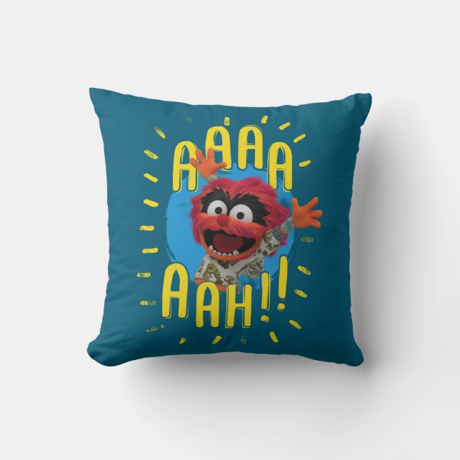 Coussin Animal - Aaaa Aah! (Recto)