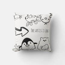 Coussin animal couleur et câlin
