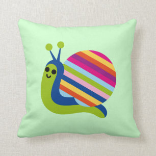 Coussin animal de bande dessinée mignonne de