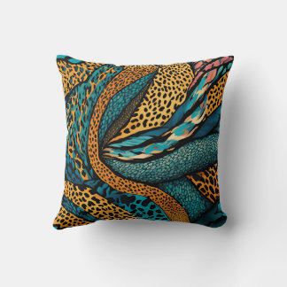 Coussin Animal Exotic Abstrait Design d'impression 5
