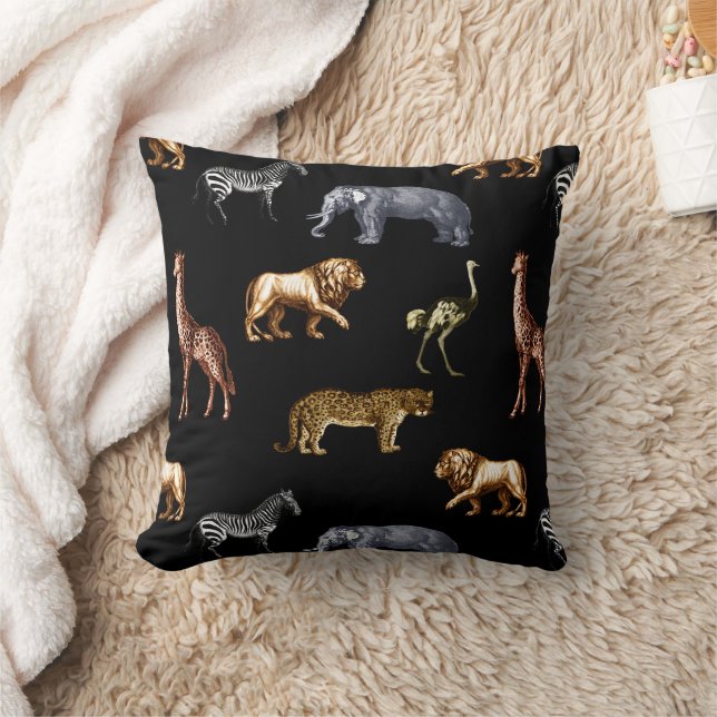 Coussin Animaux africains (Couverture)