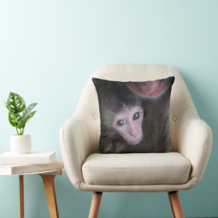 Coussin Animaux de bébés cutest Bébé Macaque singe et mè