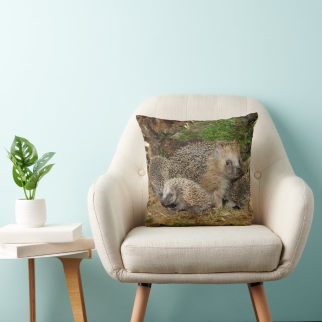 Coussin Animaux de bébés cutest | Famille Hérisson (Chaise)