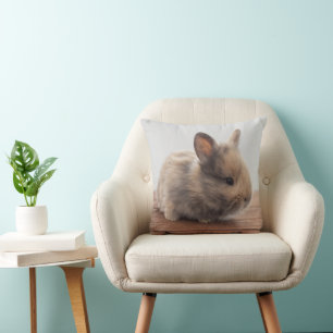 Coussin Animaux de bébés cutest   Petit lapin bébé