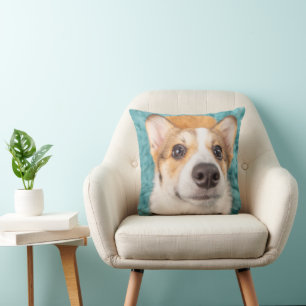 Coussin Animaux de bébés cutest Sweet Corgi Puppy Face