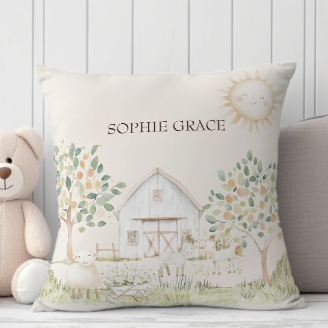 Coussin Animaux de ferme Meadow Friends Baby (Créateur téléchargé)